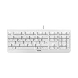 Cherry KC 1000 Keyboard US Layout mit Euro Symbol USB weiß-grau