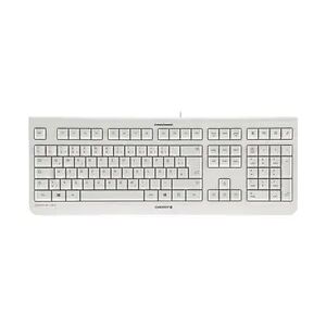 CHERRY KC 1000 USB-Tastatur kabelgebunden weißgrau