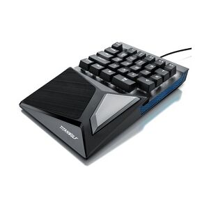 Titanwolf Gaming-Tastatur, mechanische Keypad Tastatur mit 28 Tasten, Gaming Einhandtastatur