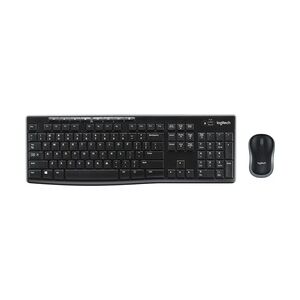 Logitech Wireless Combo MK270 Tastatur Maus enthalten RF Wireless QWERTY Nordisch Schwarz