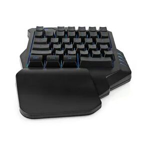 Nedis Wired Gaming Keyboard - USB Type-A - Folientasten - RGB - Einhändig - Universal - Stromversorgung über USB - Netzkabellänge: 1.60 m - Gaming