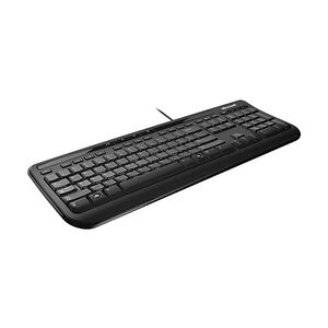 Microsoft Wired Desktop 600 Tastatur-und-Maus-Set USB Deutsch Schwarz