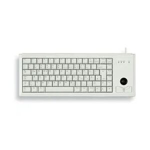 Cherry Compact-Keyboard G84-4400 Tastatur PS/2 Deutsch Hellgrau