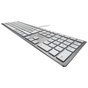 Cherry KC 6000 Slim für Mac Tastatur USB silber