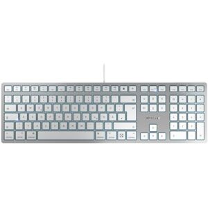 Cherry KC 6000C für Mac USB-C Tastatur silber