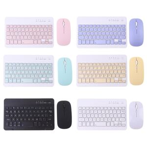 Gramophonhd Kabellose Tastatur, Handy, Tablet, Computer, Bluetooth-Tastatur, Maus-Set
