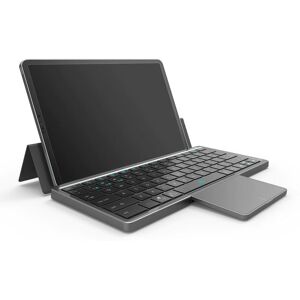 Top-Office-Mall Klappbare Tastatur, Kabellose Bluetooth-Tastatur Mit Faltbarem Touchpad, Ledertasche Für Windows, Android, Ios, Telefon, Mini-Tastatur