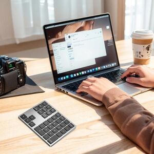 Spader Pc Mini Numerische Tastatur 2,4g Wireless Bluetooth-Kompatibel Dual Modi 35 Tasten Stille Tragbare Laptop Telefon Tastatur Computer Zubehör