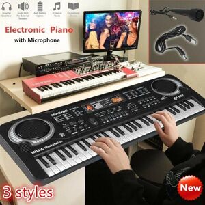 Xuyiec Neuestes Upgrade 61 Tasten Digitale Musik Elektronische Tastatur Orgel Klavier Set Mit Mikrofon Geschenk