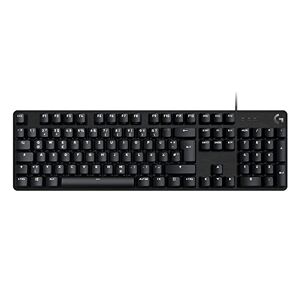 Logitech 413 SE Mechanische Gaming-Tastatur Mit Hintergrundbeleuchtung, taktilen mechanischen Schaltern, Anti-Ghosting, Kompatibel mit Windows, macOS, Deutsches QWERTZ-Layout Schwarz