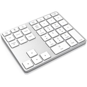 Aplic Bluetooth Numpad - Wireless Ziffernblock mit Multifunktionstasten - Keypad Aluminium - 35 Tasten - Bluetooth 3.0 - Kabellos