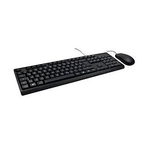 Inter-Tech NK-1000C - Tastatur-und-Maus-Set - USB - QWERTZ - Deutsch - Schwarz