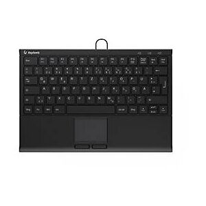 KeySonic KSK-5211ELU - Tastatur - mini - mit 2-Tasten-Touchpad - hinterleuchtet - USB