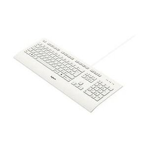 Logitech K280e - Tastatur - USB - Deutsch - weiß