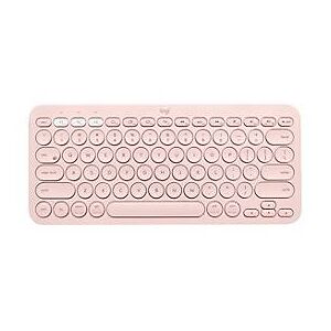 Logitech K380 Multi-Device Bluetooth Keyboard - Tastatur - kabellos - Bluetooth 3.0 - Deutsch - rosé