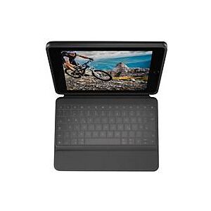 Logitech Rugged Folio - Tastatur und Foliohülle - Apple Smart connector - QWERTY - Spanisch - für Apple 10.2-inch iPad (7. Generation, 8. Generation, 9. Generation)