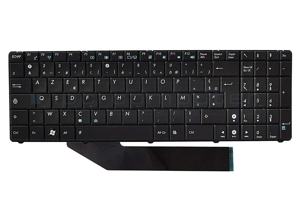 Asus 04GNV91KFR00-1 Tastatur FR (französisch) schwarz Original