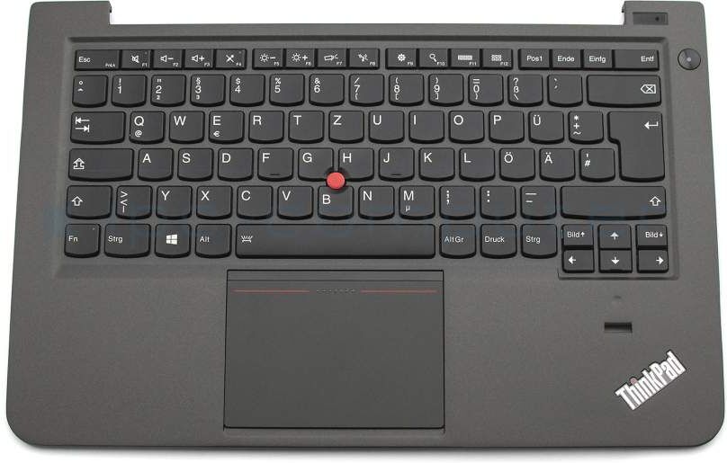 Lenovo 0C44777 Tastatur inkl. Topcase DE (deutsch) schwarz/grau mit Mouse-Stick Original