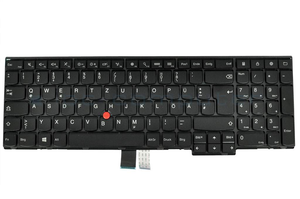 Lenovo 0C45229 Tastatur DE (deutsch) schwarz/schwarz matt mit Mouse-Stick Original