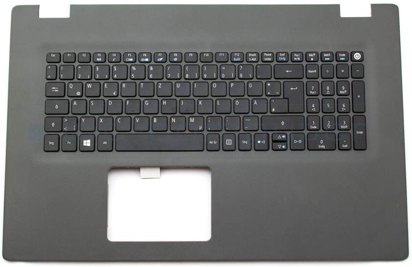 Acer 6B.MV9N1.008 Tastatur inkl. Topcase DE (deutsch) schwarz/grau Original