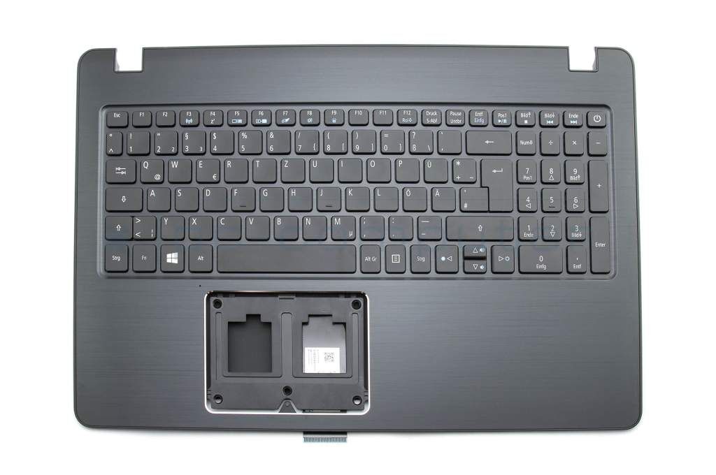 Acer 6180037AKC01 Tastatur inkl. Topcase DE (deutsch) schwarz/schwarz mit Backlight Original