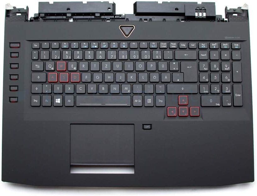 Acer 6B.Q0QN5.017 Tastatur inkl. Topcase DE (deutsch) schwarz/schwarz mit Backlight Original