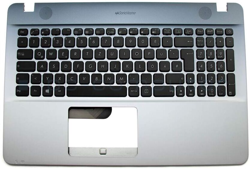 Asus 13N0-ULA0B01 Tastatur inkl. Topcase DE (deutsch) schwarz/silber Original