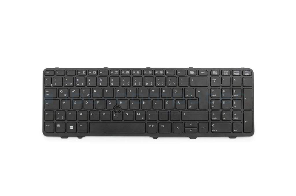 HP SG-61310-2DA Tastatur DE (deutsch) schwarz/schwarz matt mit Mouse-Stick Original