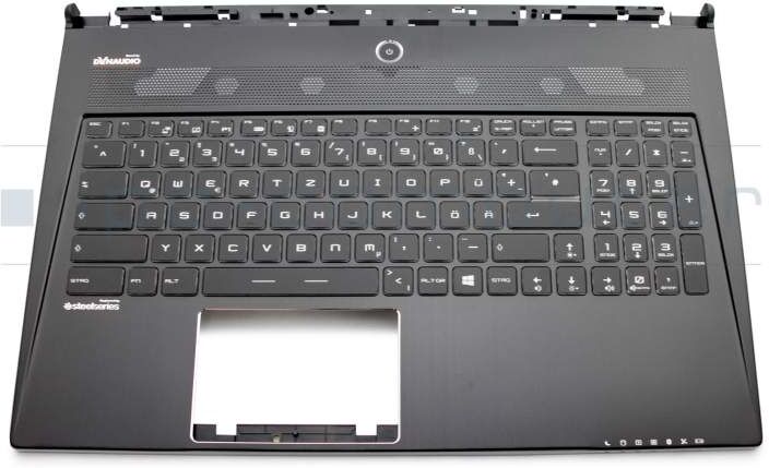 MSI 95716H81EC50 Tastatur inkl. Topcase DE (deutsch) schwarz/schwarz mit Backlight Original