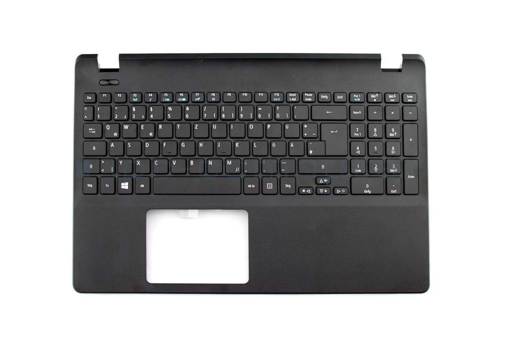 IPC T571DE Tastatur inkl. Topcase DE (deutsch) schwarz/schwarz Original