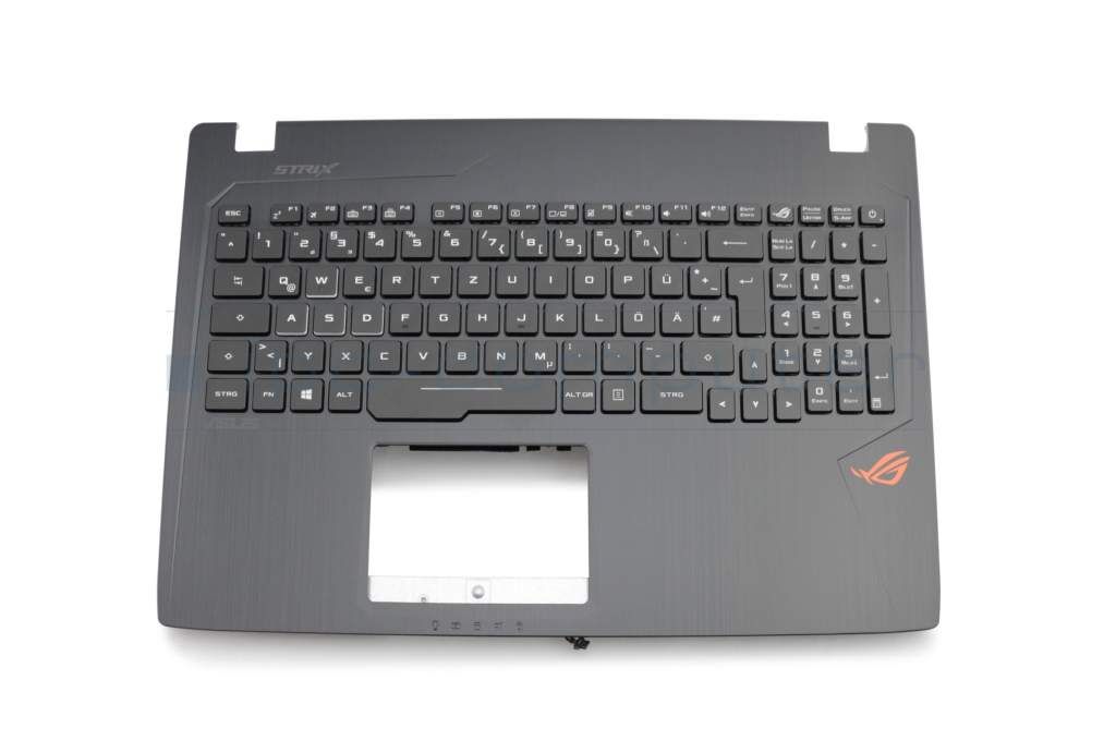 Asus 0KNB0-6676GE00 Tastatur inkl. Topcase DE (deutsch) schwarz/schwarz mit Backlight Original