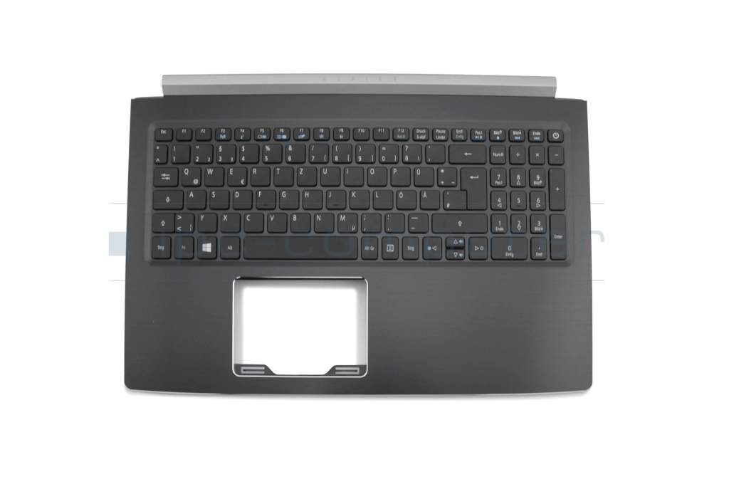 IPC TA5155 Tastatur inkl. Topcase DE (deutsch) schwarz/grau mit Backlight Original
