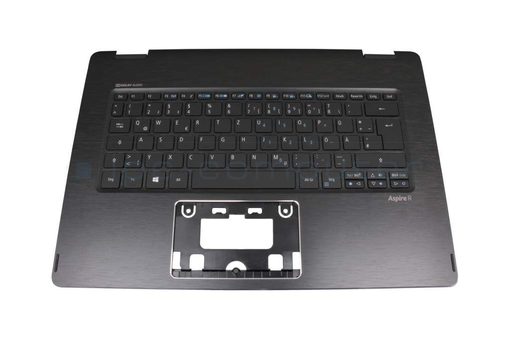 Acer 13N0-F8A0701 Tastatur inkl. Topcase DE (deutsch) schwarz/schwarz mit Backlight Original