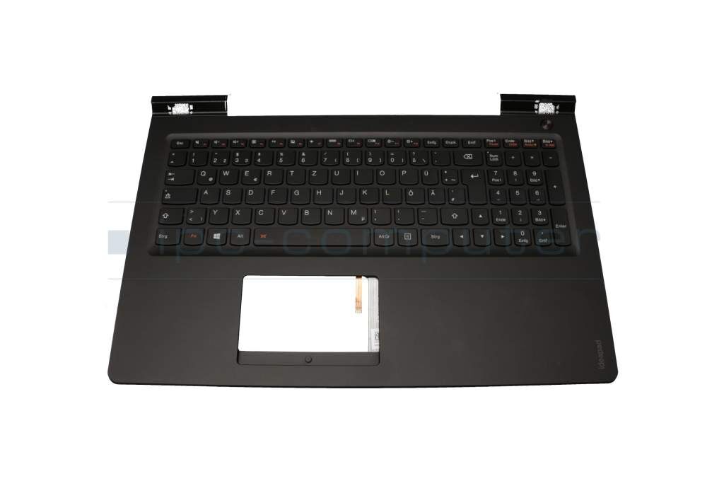 Medion 35047393 Tastatur inkl. Topcase DE (deutsch) schwarz/schwarz mit Backlight Original
