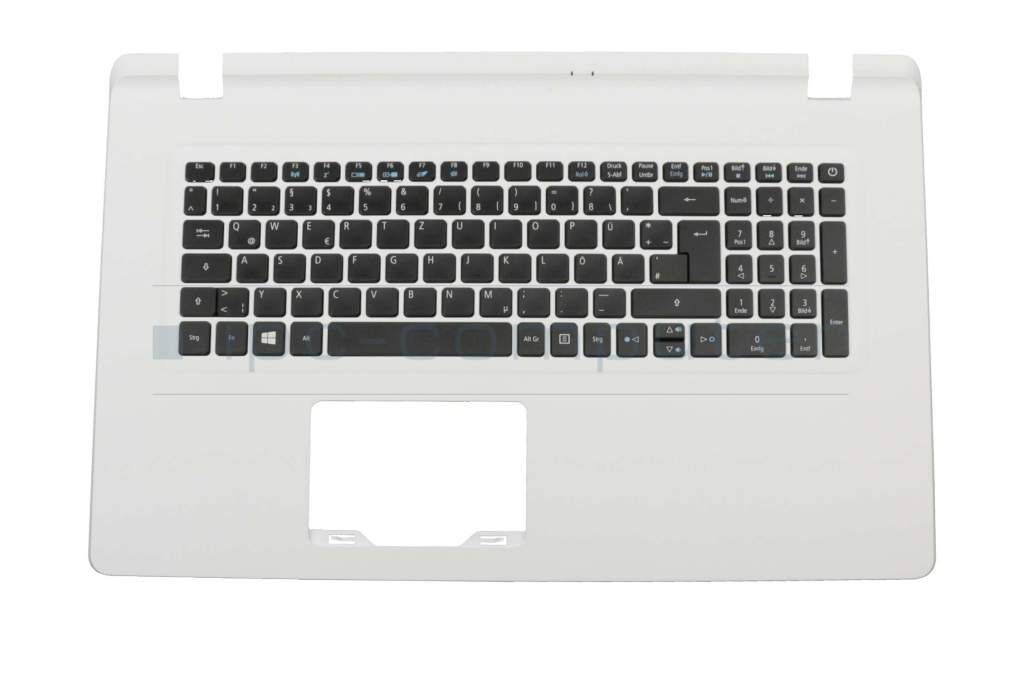 Acer AEZAAG00110 Tastatur inkl. Topcase DE (deutsch) schwarz/weiß Original
