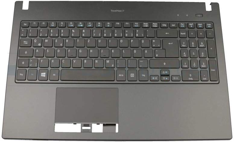 Acer TM-03306-001 Tastatur inkl. Topcase DE (deutsch) schwarz/schwarz mit Backlight Original