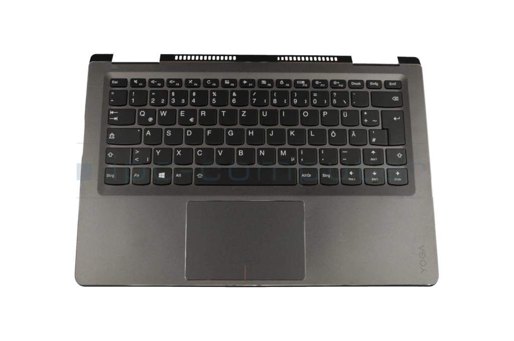 Lenovo SN20K82296 Tastatur inkl. Topcase DE (deutsch) schwarz/grau mit Backlight Original