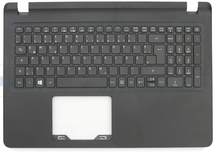 Acer AP1NX000400 Tastatur inkl. Topcase DE (deutsch) schwarz/schwarz Original