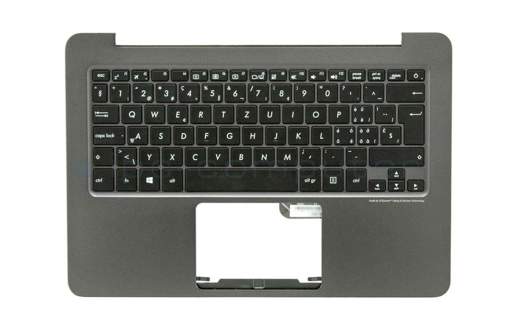 Asus SG-81400-2XA Tastatur inkl. Topcase SF (schweiz-französisch) schwarz/grau Original
