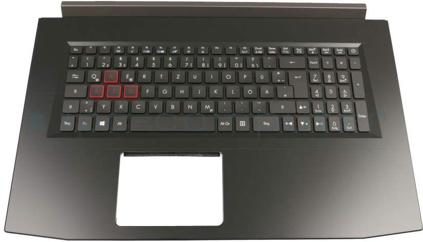 Acer 6B.Q2MN2.011 Tastatur inkl. Topcase DE (deutsch) schwarz/schwarz mit Backlight (GeForce 1050) Original