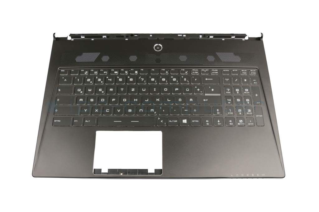 MSI E2P-6H21326-D37 Tastatur inkl. Topcase DE (deutsch) schwarz/schwarz mit Backlight Original
