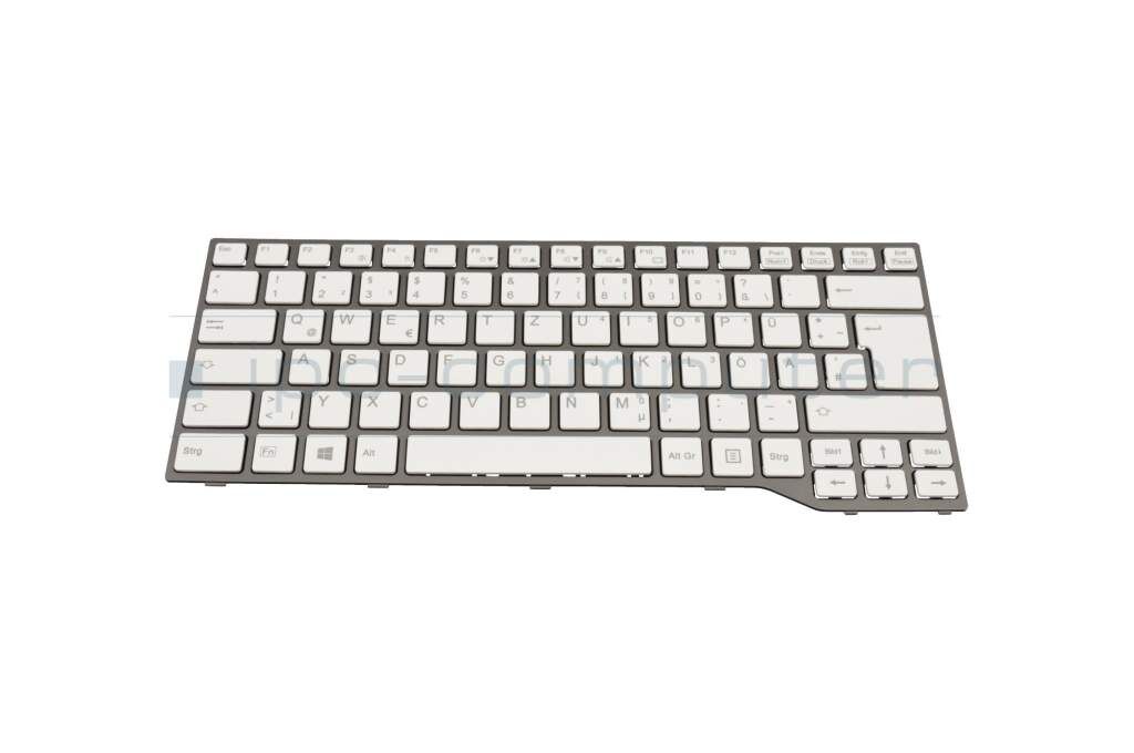 Fujitsu MP-12R8600-D851W Tastatur DE (deutsch) weiß/grau Original