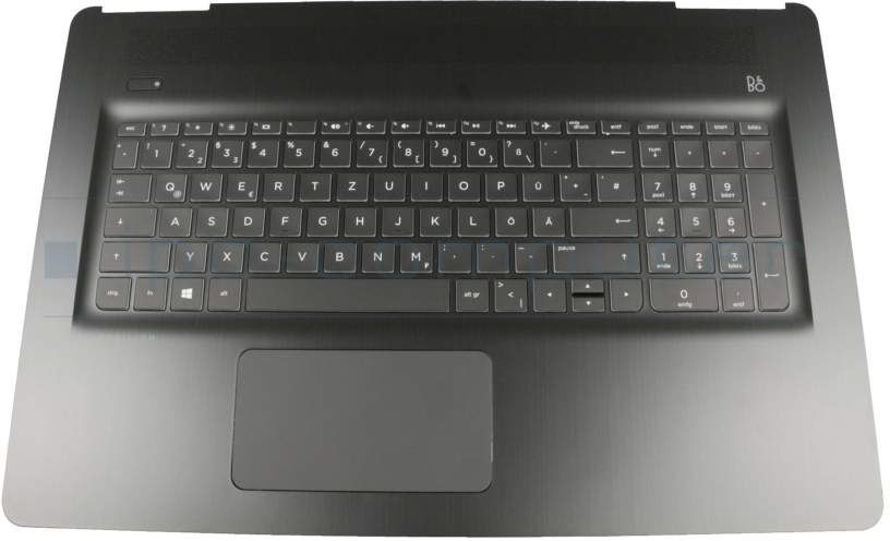 HP EAG3700611A Tastatur inkl. Topcase DE (deutsch) schwarz/schwarz Original