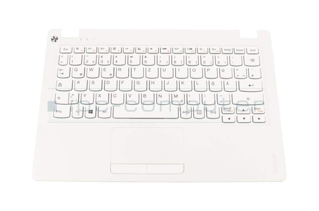 IPC TI100S Tastatur inkl. Topcase DE (deutsch) weiß/weiß Original