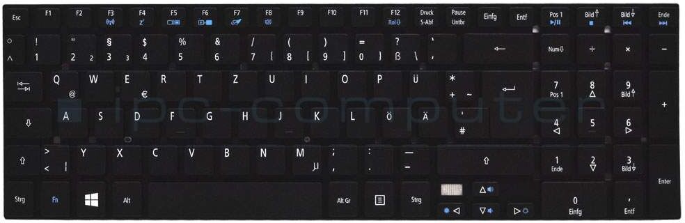 IPC Tastatur Acer Aspire TimelineX 5830T Serie