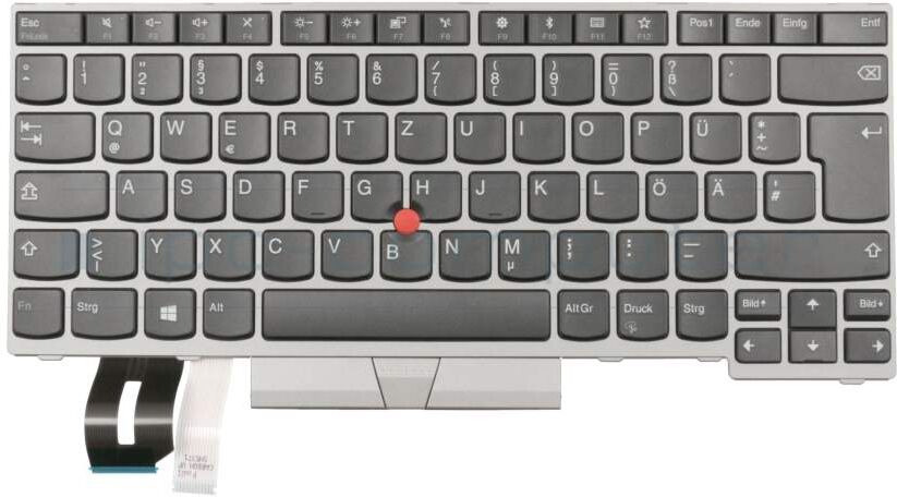 Lite-On SG-90710-2DA Tastatur DE (deutsch) schwarz/silber mit Mouse-Stick Original