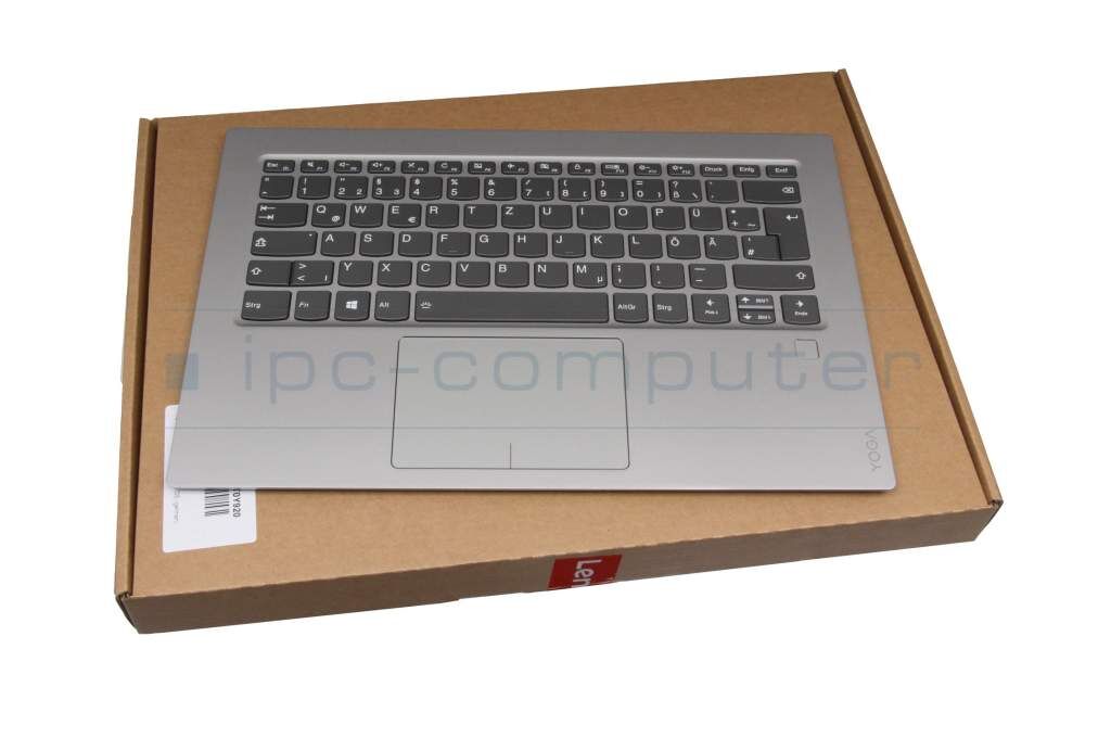 Lenovo PC4VB-GR Tastatur inkl. Topcase DE (deutsch) grau/bronze mit Backlight Original