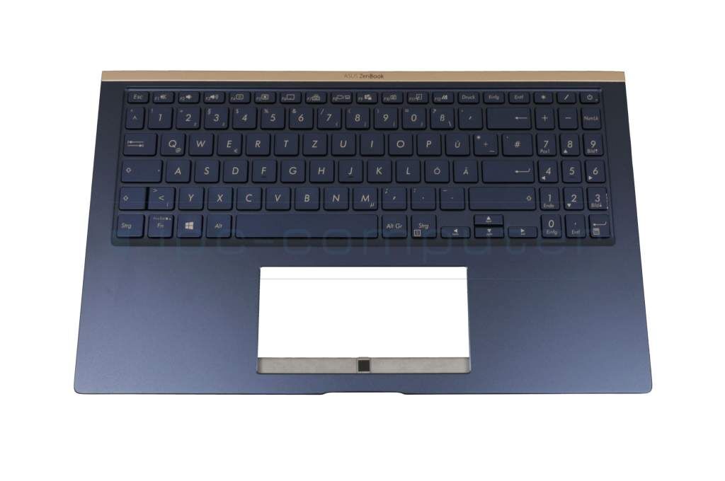 Asus 90NB0NK1-R31GE0 Tastatur inkl. Topcase DE (deutsch) blau/blau mit Backlight Original