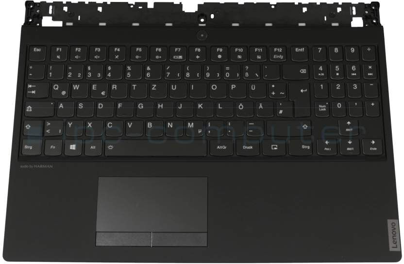 Lenovo DC33001J100 Tastatur inkl. Topcase DE (deutsch) schwarz/schwarz mit Backlight Original