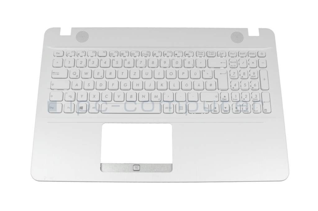 Pegatron 0KN0-UK1GE13 Tastatur inkl. Topcase DE (deutsch) weiß/weiß Original